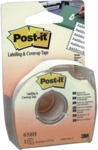 3M Abdeck- und Beschriftungsband Post-it im Handabroller 25mmx17.7m br