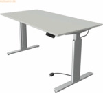 Kerkmann Sitz-/Stehtisch Move 3 BxTxH 160x80x72-120cm silber/lichtgrau