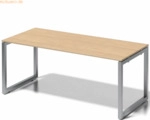 Bisley Schreibtisch Cito BxTxH 180x80x74cm ahorn Gestell silber