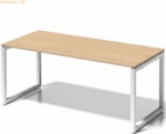 Bisley Schreibtisch Cito BxTxH 180x80x74cm ahorn Gestell verkehrswei&szlig;