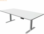 Kerkmann Sitz-/Stehtisch Move 3 Premium BxTxH 200x100x72-121cm wei&szlig;