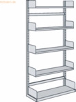 Kerkmann Bibliotheks-Regal Univers einseitig Grundfeld 100x50x200cm mi