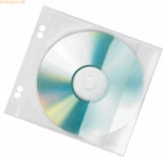 100 x Veloflex CD H&uuml;llen f&uuml;r 1 CD transparent