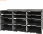 Exacompta Sortierstation MODULODOC 385714D 12 F&auml;cher schwarz