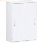 Geram&ouml;bel Schiebet&uuml;renschrank Flex S-383502-WW 3OH 800x425x1182mm wei&szlig;