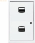 Bisley home H&auml;ngeregistraturschrank 2 Sch&uuml;be 1-bahnig verkehrswei&szlig;
