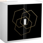 easyOffice Rollladenschrank easyoffice BxTxH 86x37,5x104cm Goldene Sec