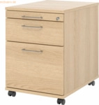 mcbuero.de Rollcontainer 58cm 1 Schub 1 H&auml;ngeregistratur Schloss B&uuml;gel