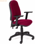 Rocada B&uuml;rodrehstuhl mit Armlehne rot