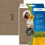 HERMA Etikett 52x100mm Vielzweck Silphie-Papier 72 Etiketten