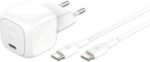 Belkin Belkin 30W USB-C Ladeger&auml;t PD und PPS inkl.USB-C Kabel 1m,wei&szlig;