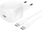 Belkin Belkin 45W USB-C Ladeger&auml;t PD und PPS inkl.USB-C Kabel 1m,wei&szlig;