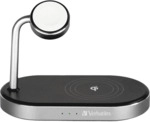 Verbatim Wireless Charger - 3-in-1 Qi MFi WCS-02 schwarz.