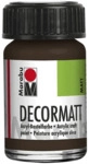 Marabu Decormatt Acryl - Dunkelbraun 045 15 ml.