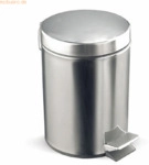 Rocada Tret-Abfalleimer Glanzstahl silber 3 Liter