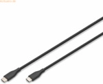 Assmann DIGITUS USB-C Silikon Anschlusskabel, 1m, schwarz
