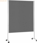Magnetoplan Pr&auml;sentationswand 1101101M Filz grau