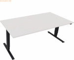 Soennecken Sitz-/Stehtisch T-Kufe klappbar B1800xT900xH625-1285 anthra
