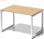 Bisley Schreibtisch Cito BxTxH 120x80x74cm ahorn Gestell verkehrswei&szlig;