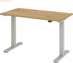 mcbuero.de Schreibtisch VXMST612/R/S 120x67cm eiche
