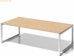 Bisley Chefarbeitsplatz/Konferenztisch Cito BxTxH 240x120x74cm ahorn/v