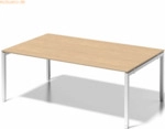 Bisley Chefarbeitsplatz/Konferenztisch Cito BxTxH 200x120x65-85cm ahor