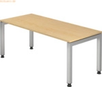 mcbuero.de Schreibtisch 180x80cm Ahorn