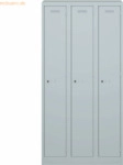 Bisley Garderobenschrank Primary Locker BxHXT 900x1800x500mm lichtgrau