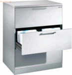 CP Karteischrank Asisto 146243322 S10000 A4 quer lichtgrau/lichtgrau