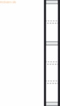 Kerkmann Magazin-Regal Stora 100 Endseite BxTxH 100x30x225cm schwarz/l