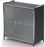 Kerkmann Sidebaord Artline BxTxH 80x38x78cm Glast&uuml;ren anthrazit