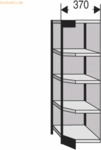 Kerkmann B&uuml;ro-Regal Progress 2000 Eckfeld HxBxT 1900x670x/505x300mm 5