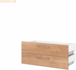 mcbuero.de Schubladen-Set 80cm 1OH BS nussbaum