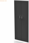 Kerkmann Vorbaut&uuml;ren f&uuml;r Regalsystem Artline BxH 750x173mm 5 OH anthra
