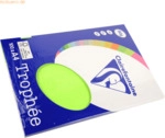 10 x Clairefontaine Kopierpapier Pollen A4 80g/qm VE=100 Blatt neon-gr