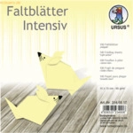 Ludwig B&auml;hr Faltbl&auml;tter Intensiv Uni 15x15cm VE=100 Blatt hellgelb