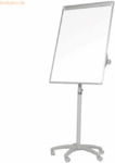 Bi-Office Flipchart 70x100cm mobil grau