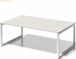 Bisley Chefarbeitsplatz/Konferenztisch Cito BxTxH 200x120x74cm grauwei