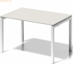 Bisley Schreibtisch Cito BxTxH 120x80x74cm grauwei&szlig; Gestell verkehrswe