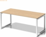Bisley Schreibtisch Cito BxTxH 180x80x74cm ahorn Gestell verkehrswei&szlig;