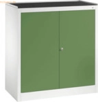 CP Werkzeug-Beistellschrank 882100S10041 2 B&ouml;den lichtgrau/resedagr&uuml;n