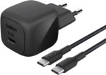 Belkin Belkin 45W USB-C Ladeger&auml;t PD u. PPS inkl.USB-C Kabel 1m,black