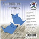 Ludwig B&auml;hr Faltbl&auml;tter Intensiv Uni 10x10cm VE=100 Blatt dunkelblau