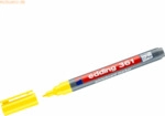 10 x edding Whiteboardmarker edding 361 nachf&uuml;llbar 1mm gelb