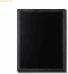 Showdown Kreidetafel Natura Holz 60x80cm schwarz