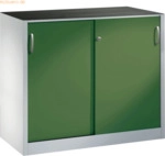 CP Werkzeugschrank 205609S10073 Schiebet&uuml;r 1000x1200x500mm lichtgrau/r