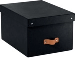 Leitz Archivbox Puro Mittel mit Deckel schwarz 2 St&uuml;ck