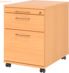mcbuero.de Rollcontainer 58cm 1 Schub 1 H&auml;ngeregistratur Schloss B&uuml;gel