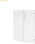mcbuero.de T&uuml;r FlexWall 80cm 3OH wei&szlig; 2 St&uuml;ck