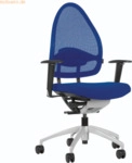 Topstar B&uuml;rodrehstuhl Open Base 10 J470TT38 max120kg schwarz//blau